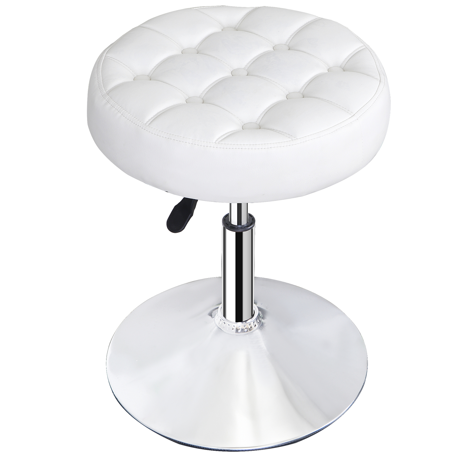 Vanity Stool 360° Swivel Makeup Stool Adjustable Ottoman for Bedroom Bathroom