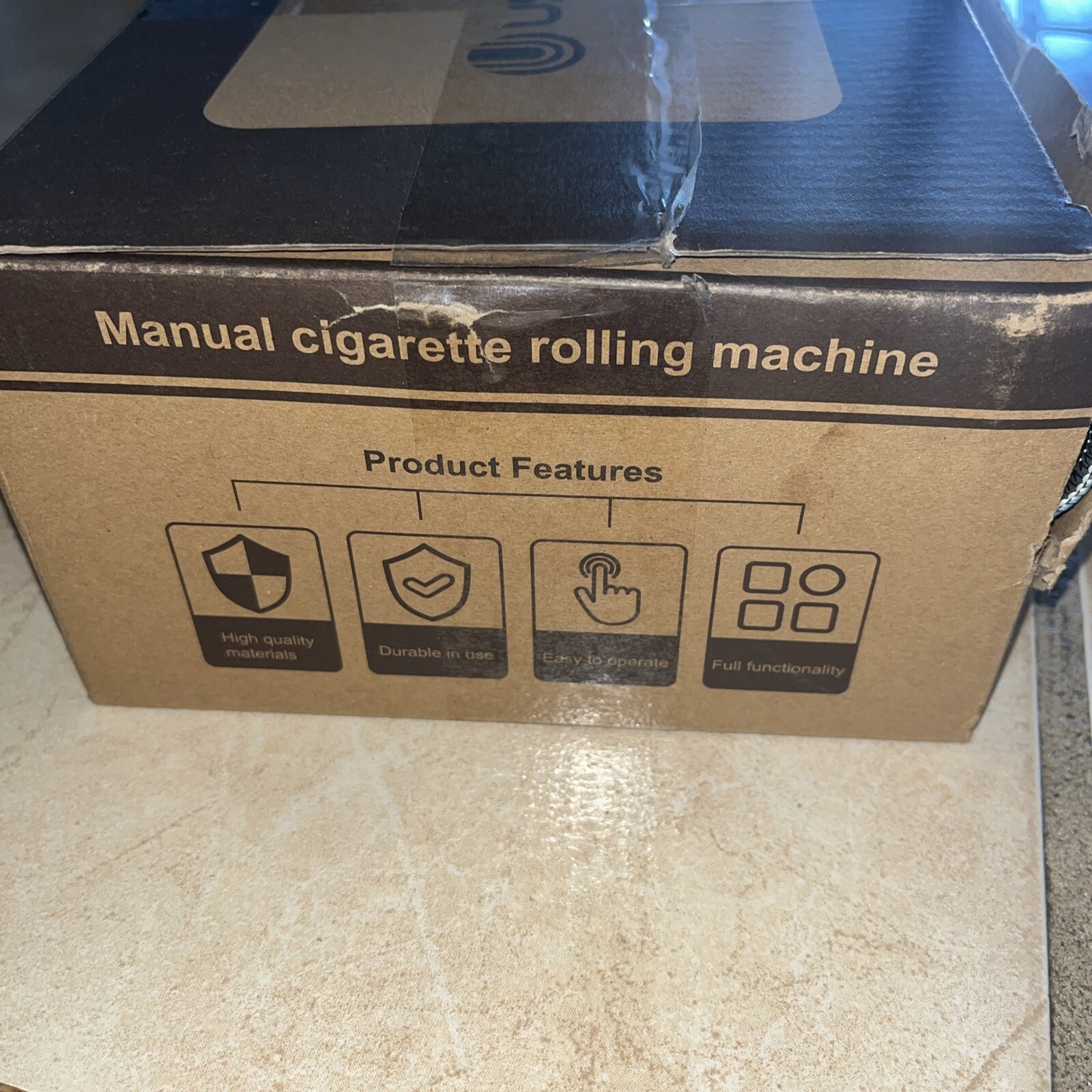 Cigarette Rolling Machine with Rolling Tray, Tobacco Rolling Machine Han - New