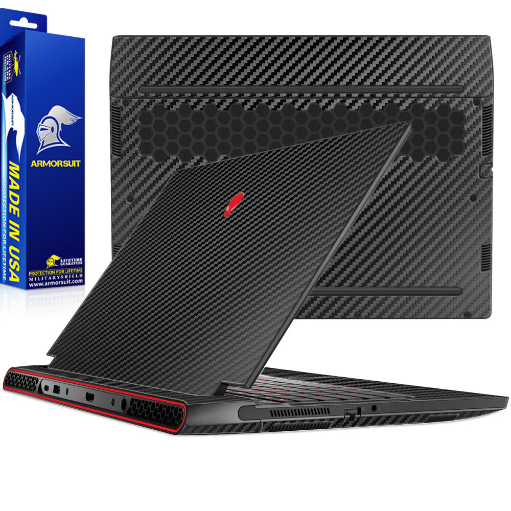 ArmorSuit Vinyl Black-Carbon Skin Wrap Alienware m15 R6 / R7 (15.6 Inch) USA