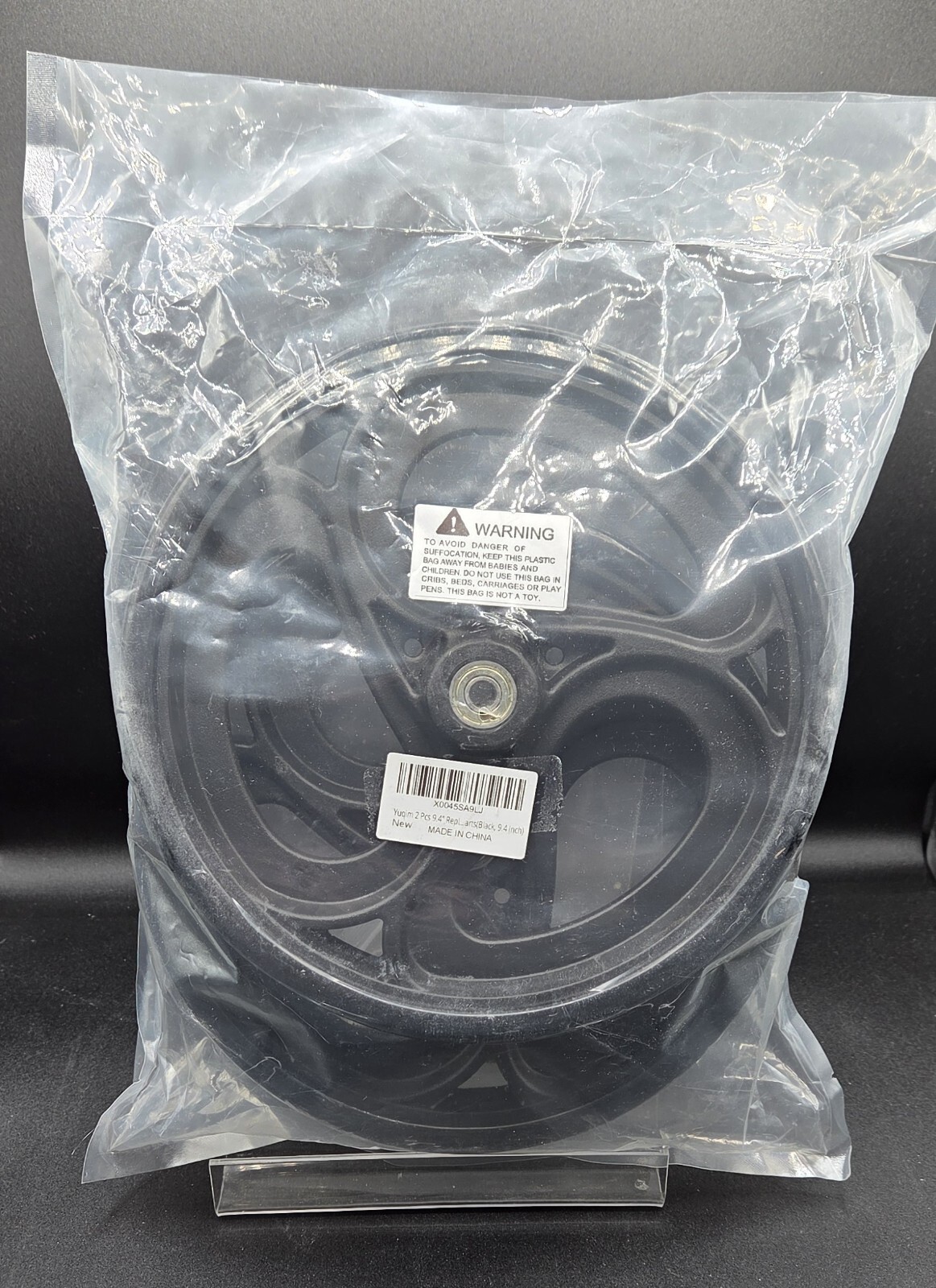 Yuqim 2 Pcs 9.4" Replacement Wheels for Rollator Walker Wheelchairs ~ NEW