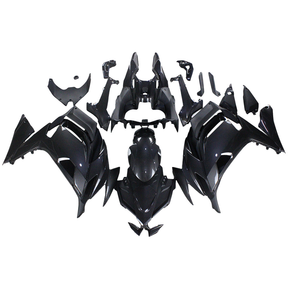 Carbon Fiber Effect Fairings Kit for 2020-2023 Kawasaki Ninja 650 ER-6F Bodywork