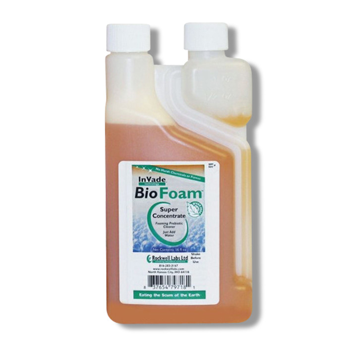 InVade Bio Foam 16oz - Organic Safe Drain Cleaner