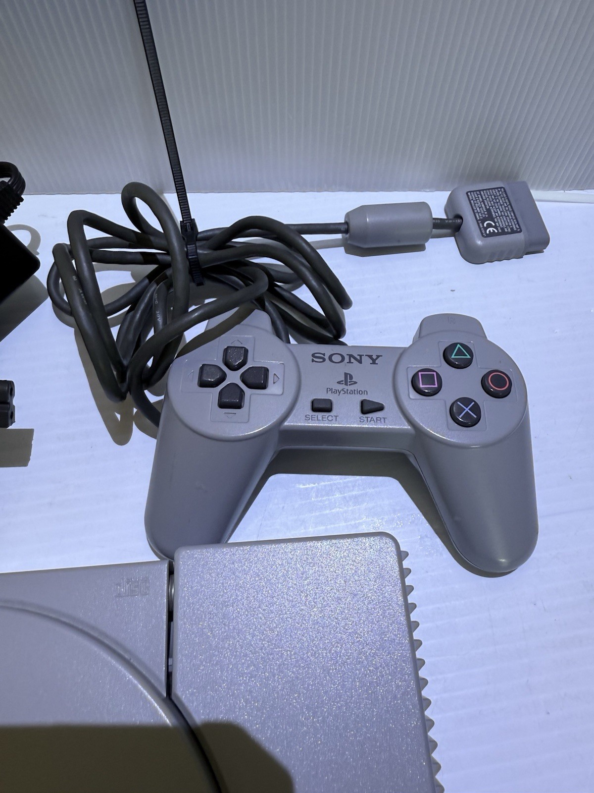 Sony PlayStation 1 Gray Console+controller Tested Working System SCPH-7501