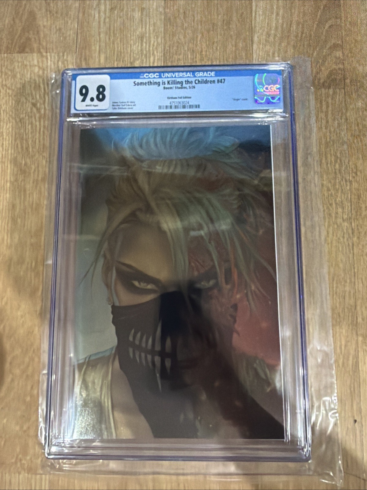 Something Is Killing The Children #47 Cgc 9.8 Graded Kirkham  616 Virgin Foil