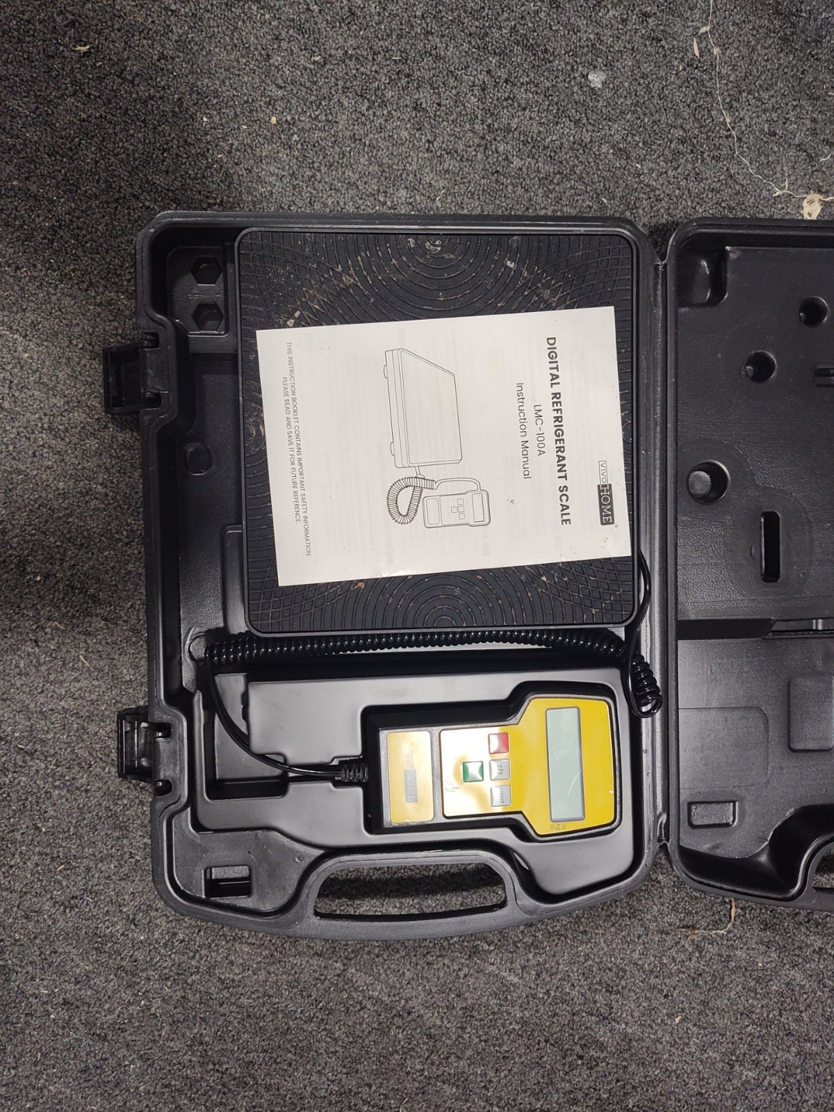 Vivo Home digital refrigerant scale