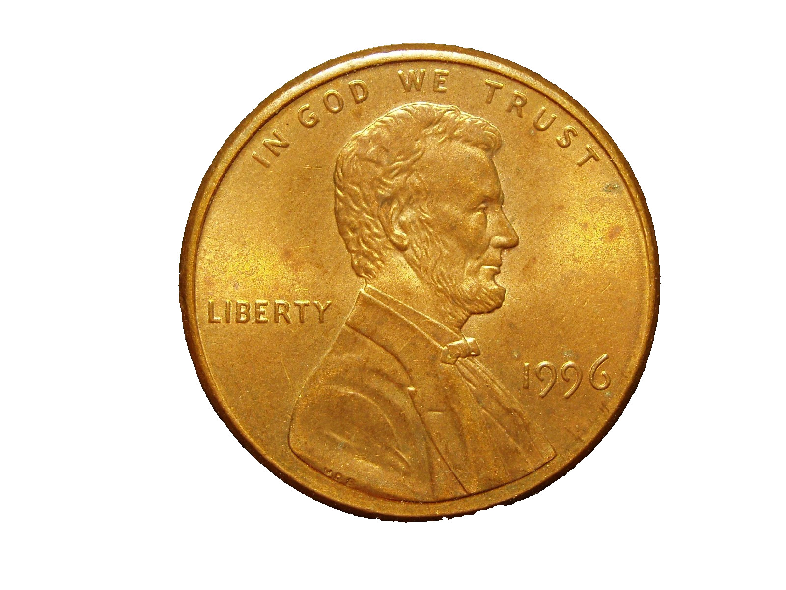 1996  AU LINCOLN MEMORIAL CENT #8
