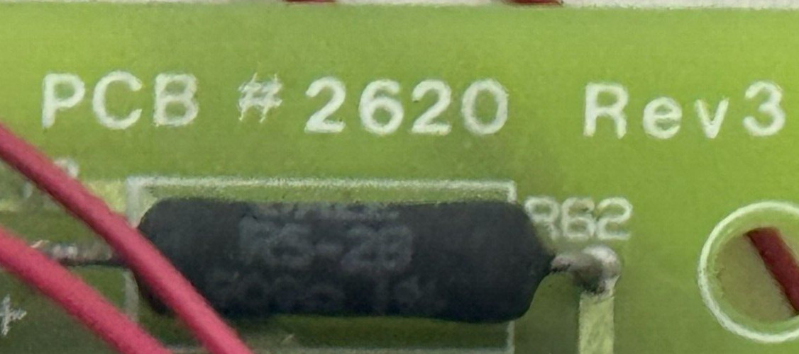 USED 2620 REV. 3 Circuit Board 025B / 027B