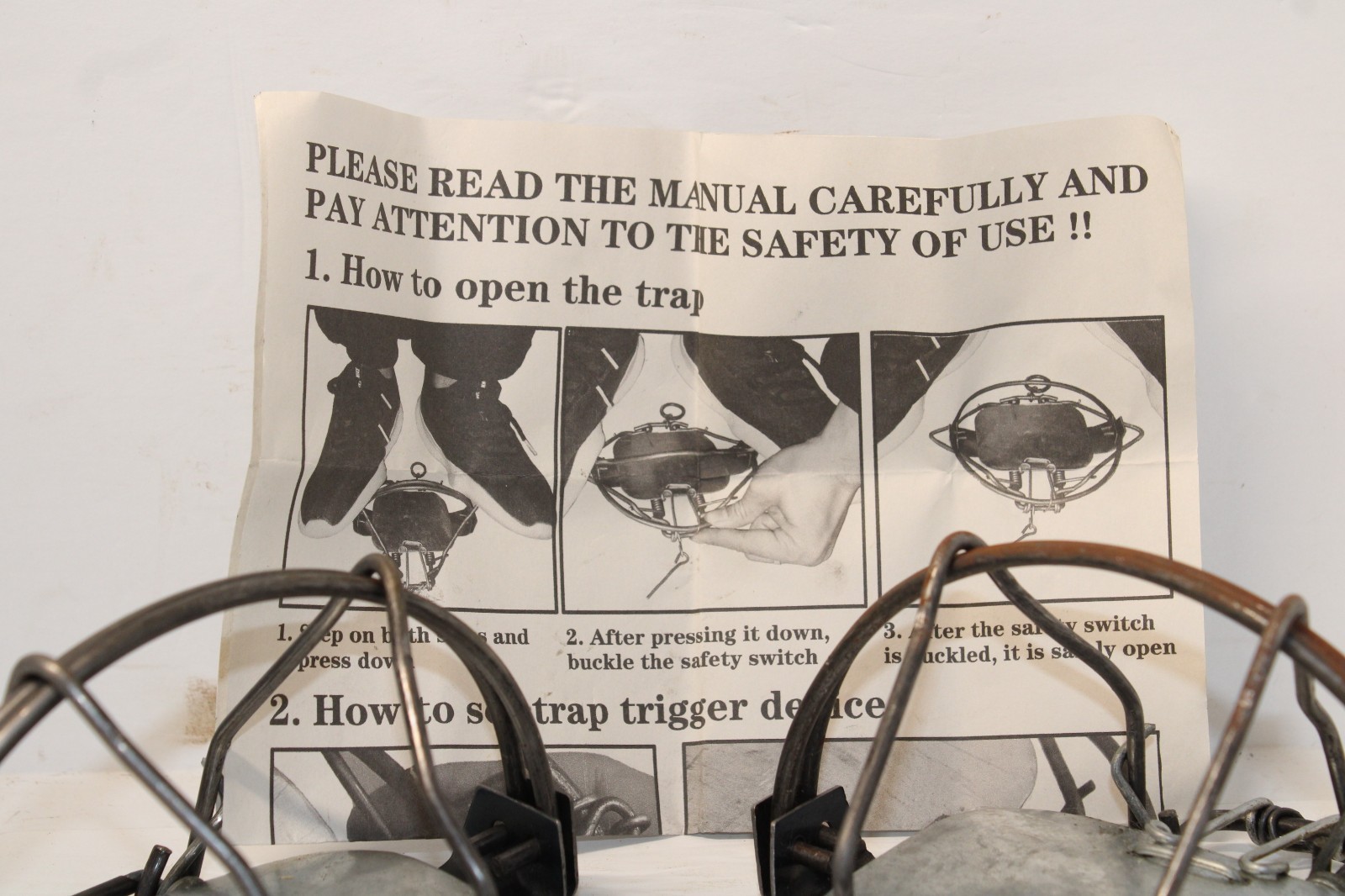 Foothold Animal Traps (Pair/NIP)
