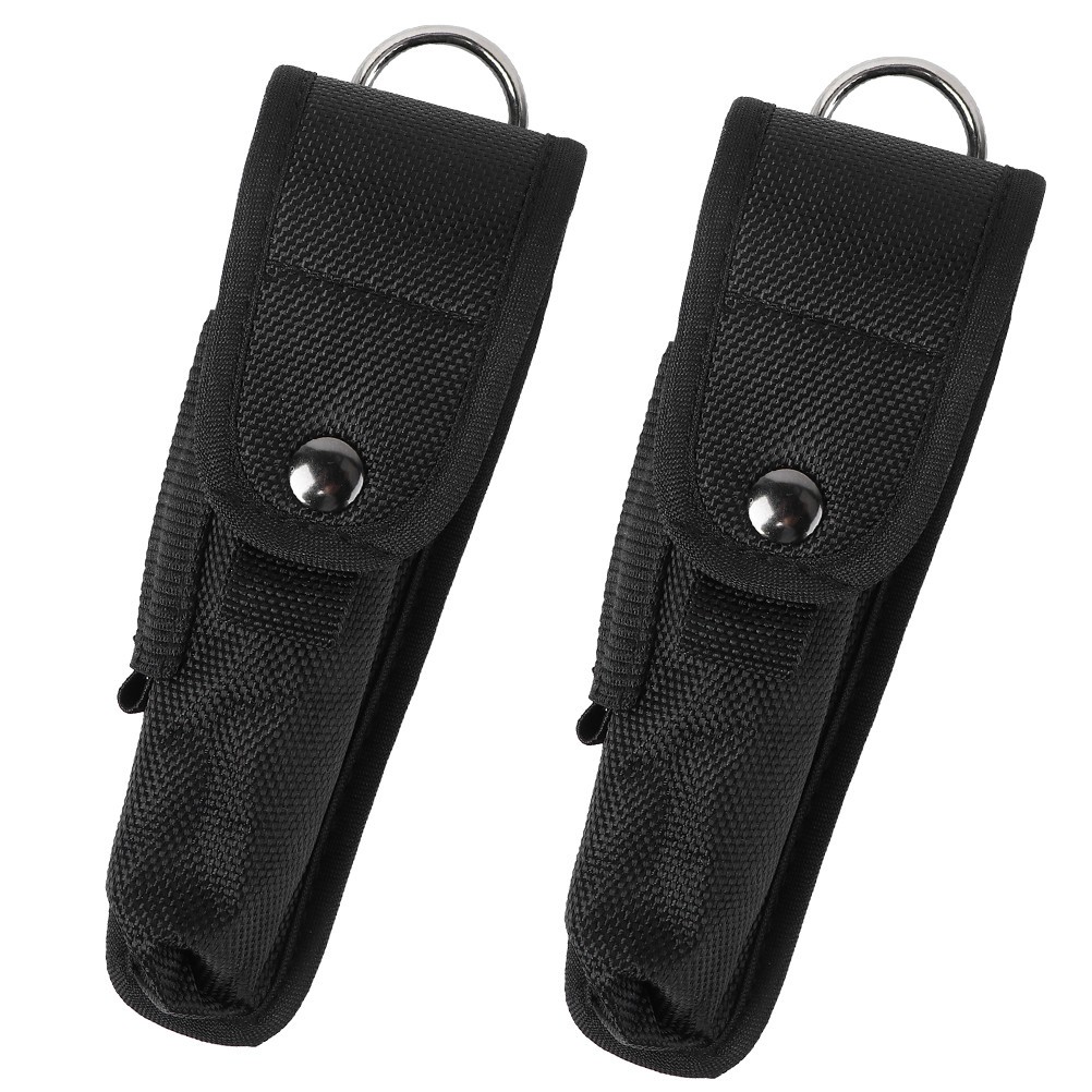 2 Pcs Multi-function Flashlight Pouch for Duty Belt Holder Portable