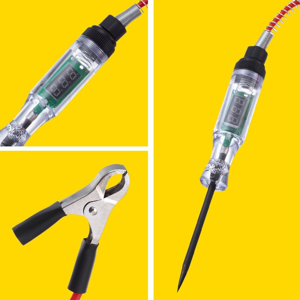 Digital Electric Voltage Circuit Tester Automotive Test Light Car Truck 6-24V US