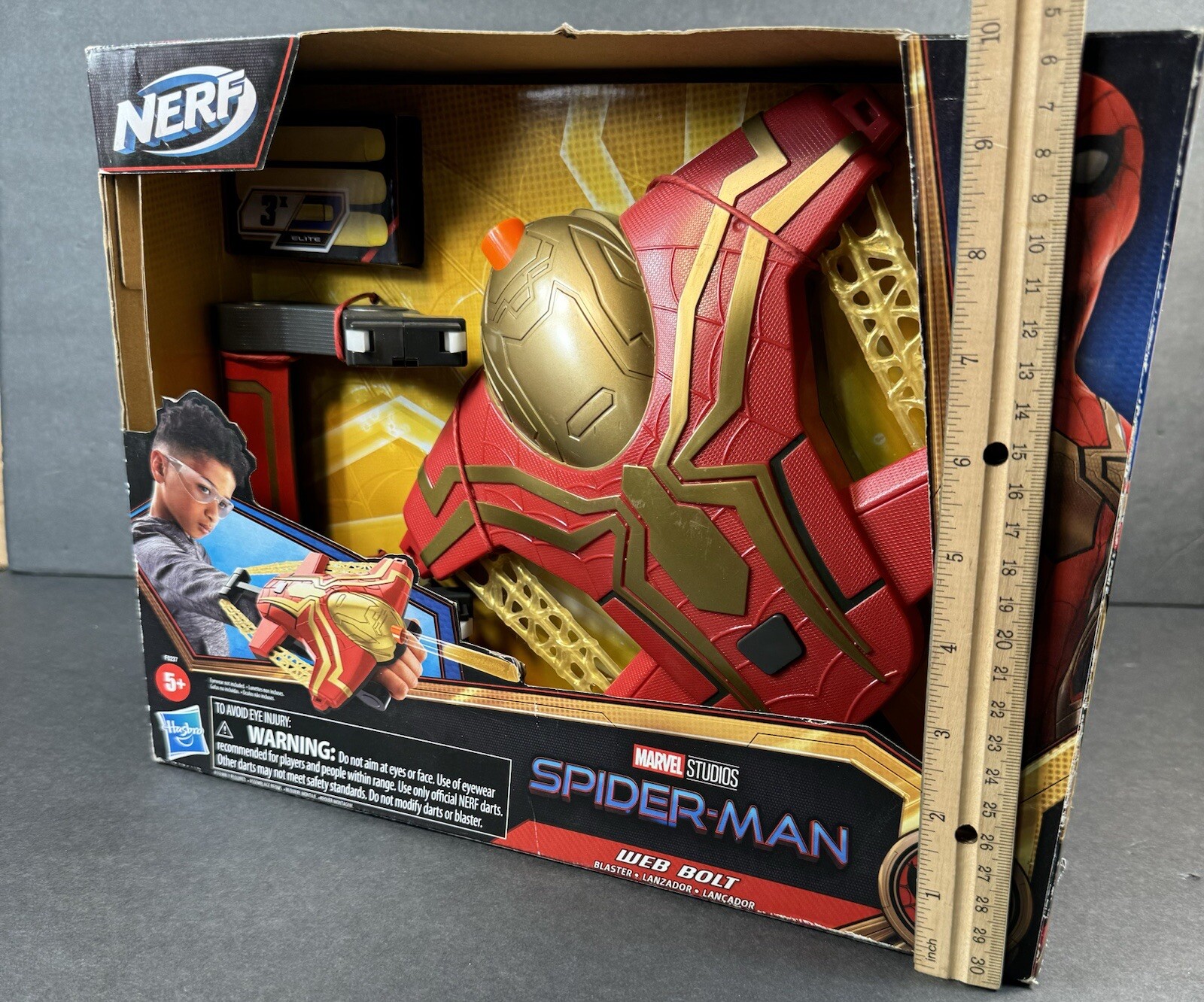 Spider-Man Web Bolt Nerf Gun Toy