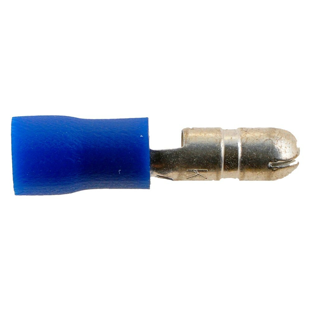 Megatronix BVMB Vinyl Insulated Male Bullet Connectors 16-14 Gauge Blue 100 Pcs