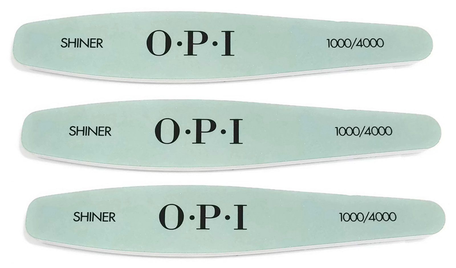 OPI Shiner Nail File and Buffer, 1000/4000 Grit, 3 PACK
