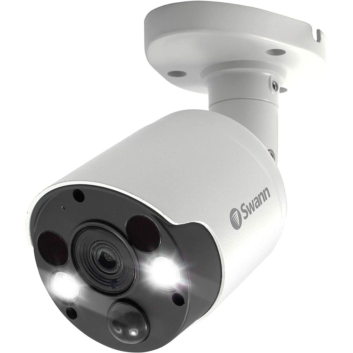 Swann Add-On DVR Bullet Security Camera with Sensor Spotlight, 4K Ultra HD Video