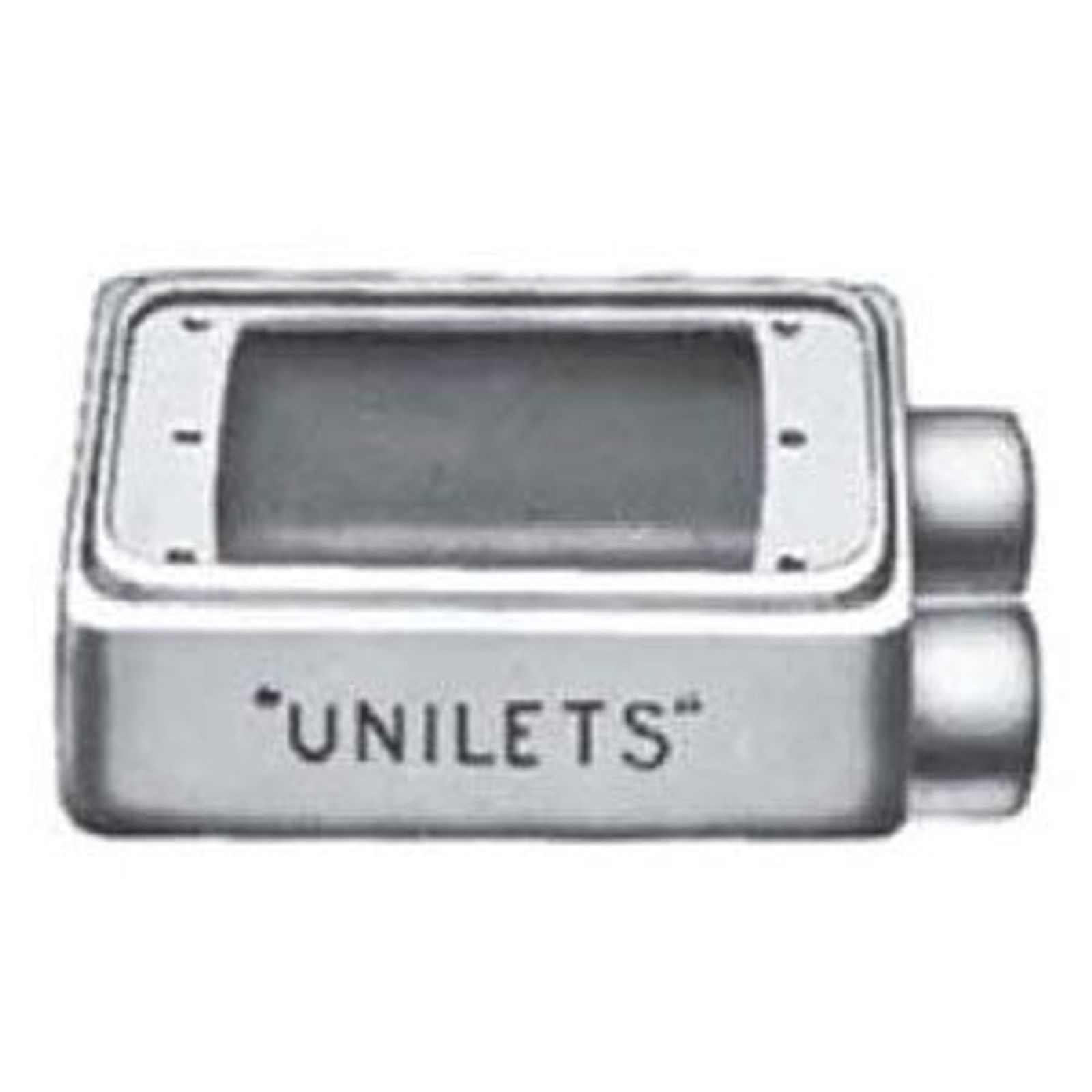 Appleton FSS150, Cast Hub Device Box, Single Gang Threaded, 1 PC