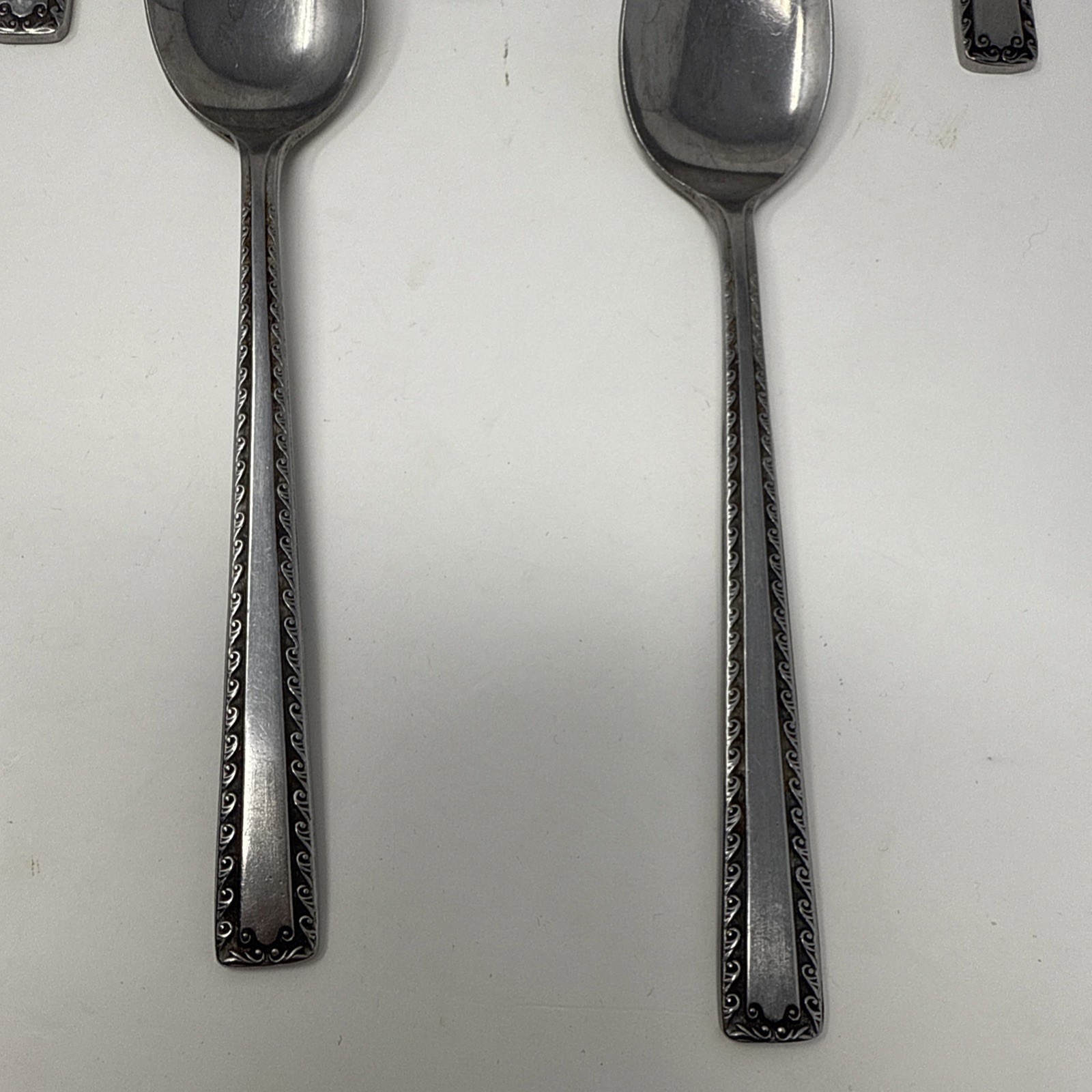 Watertown Scroll Side 5 Tablespoons 2 Teaspoons Stainless Japan Flatware Read