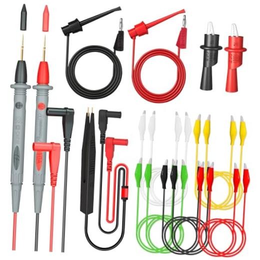 Electrical Multimeter Test Leads Set with Alligator Clips Crocodile Test Kit-4