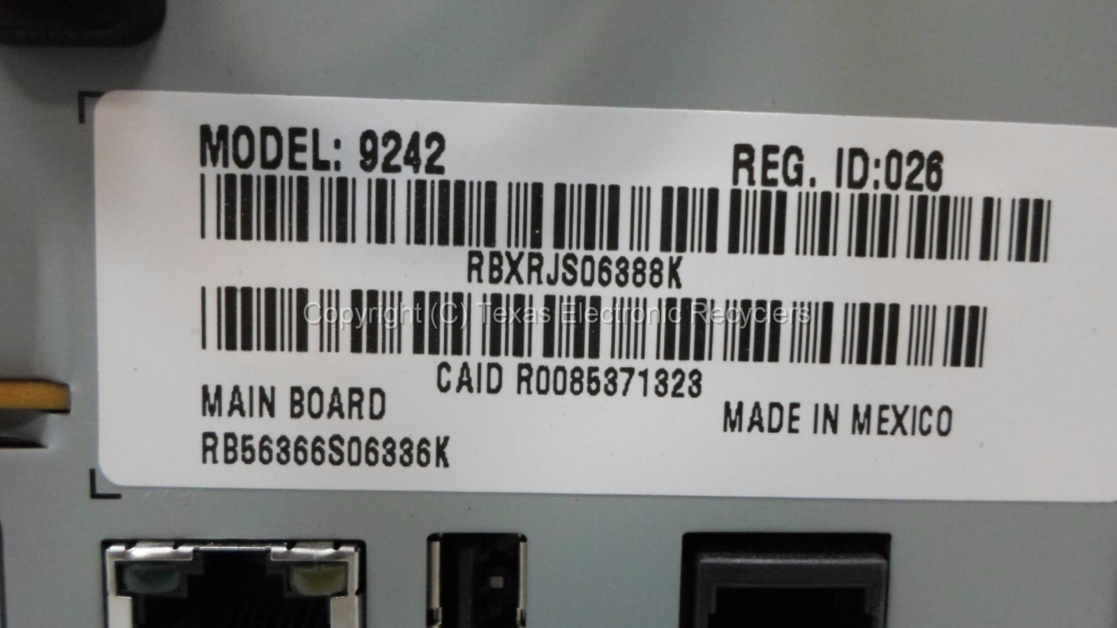 Bell 9242 HD PVR Receiver - NO REMOTE