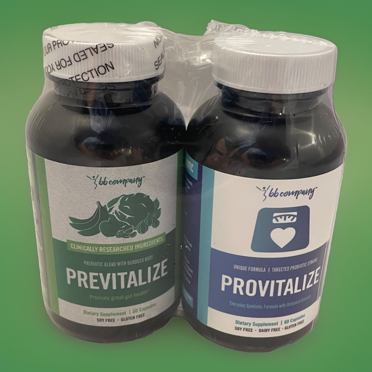 Better Body Co. Provitalize Probiotic Exp 1/27 & Previtalize Prebiotic Exp 8/26