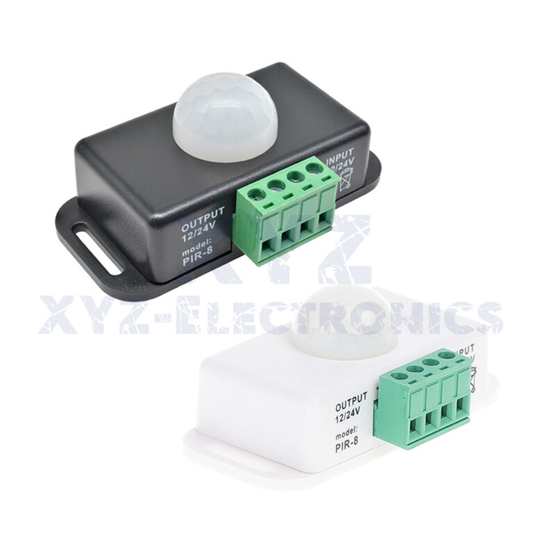 DC 12V-24V 6A/8A Automatic infrared PIR Motion Sensor Switch For LED Strip Light