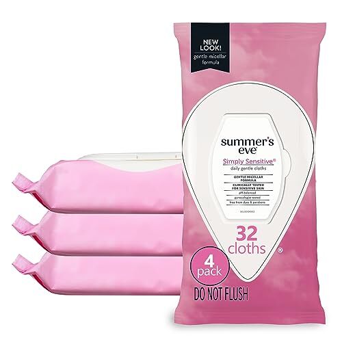 Summer's Eve Simply Sensitive Daily Gentle Feminine  Assorted Scents , Sizes