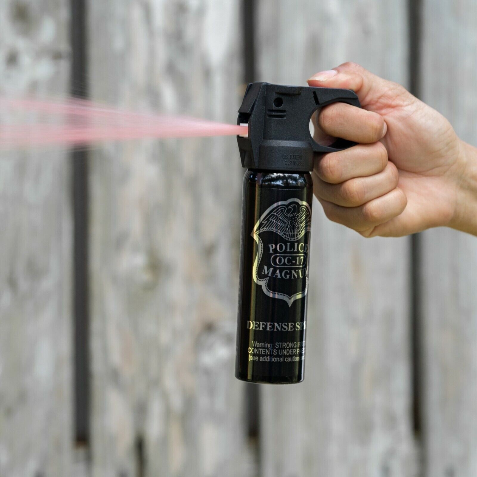 Police Magnum pepper spray 4 ounce Fire Master Fogger Defense Safety Protection