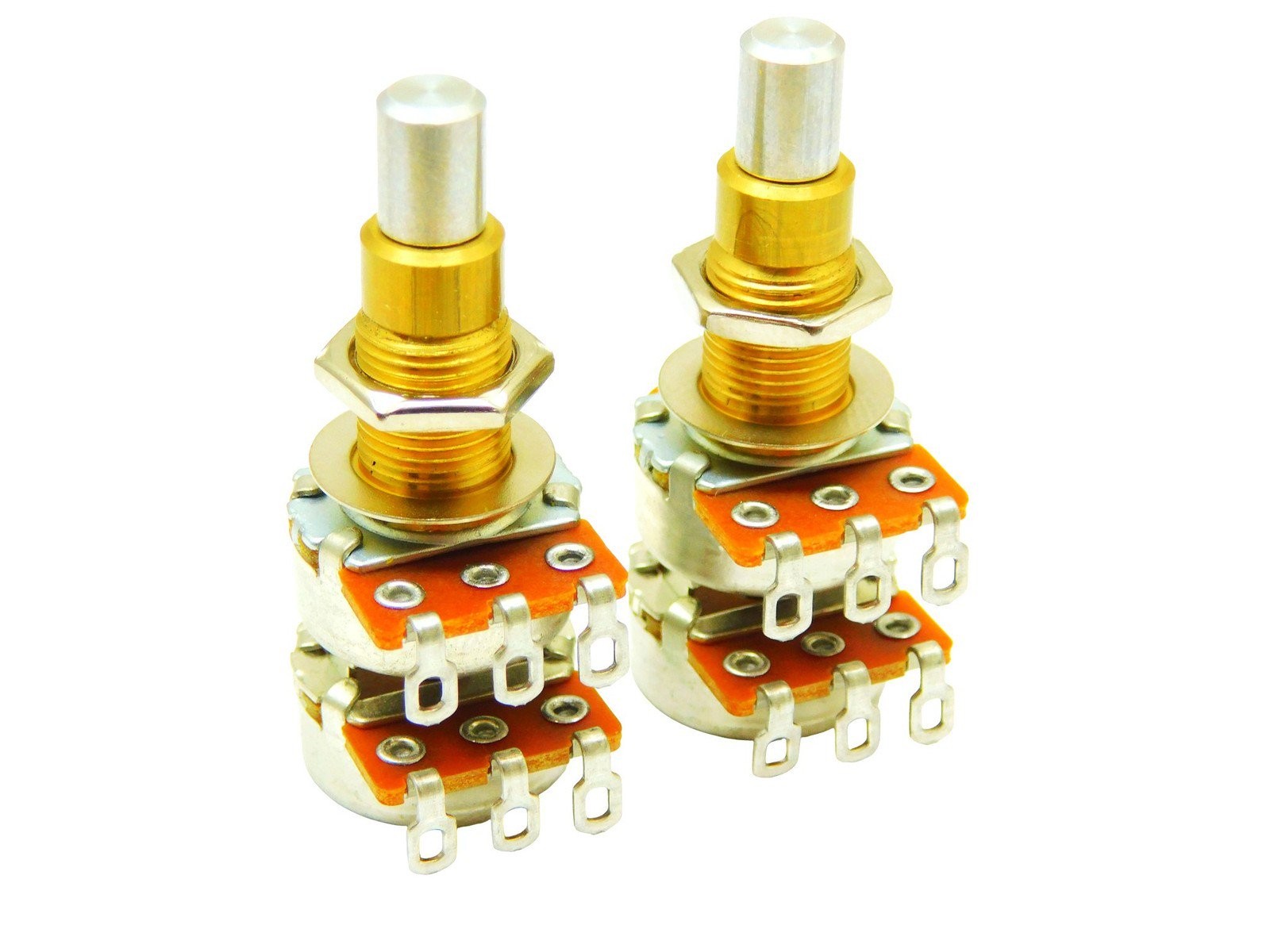 Alpha Potentiometer A250K Concentric Stacked Dime Size Pots