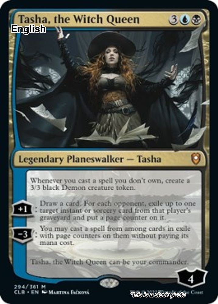 Tasha, the Witch Queen EN [CLB - 294] - NM TCG MTG
