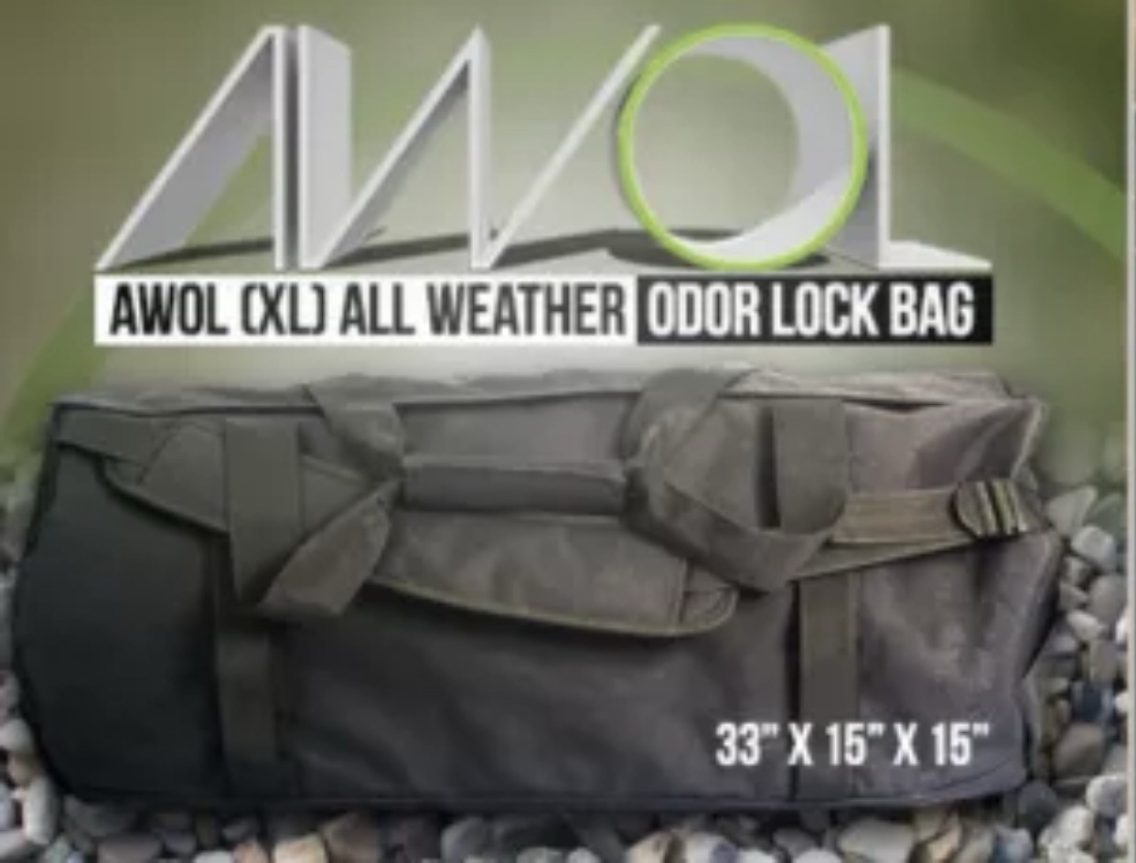 AWOL (All Weather Odor Lock) XL CARGO Smell Proof Duffel Bag 33" x 15" x 15"