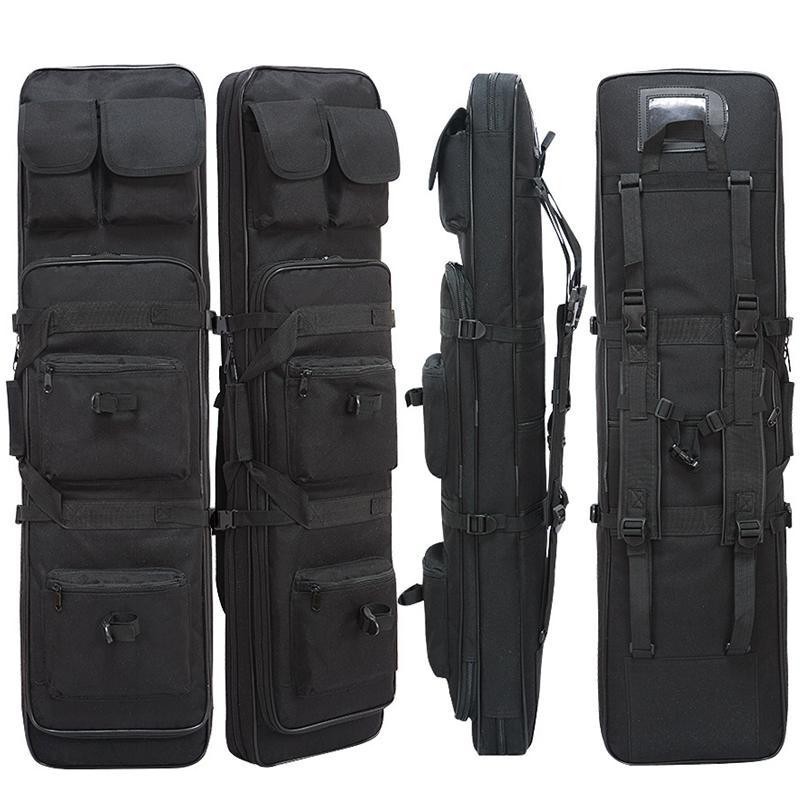 47" Tactical Rifle Bag Gun Range Padded Soft Carbine Backpack Carry Case