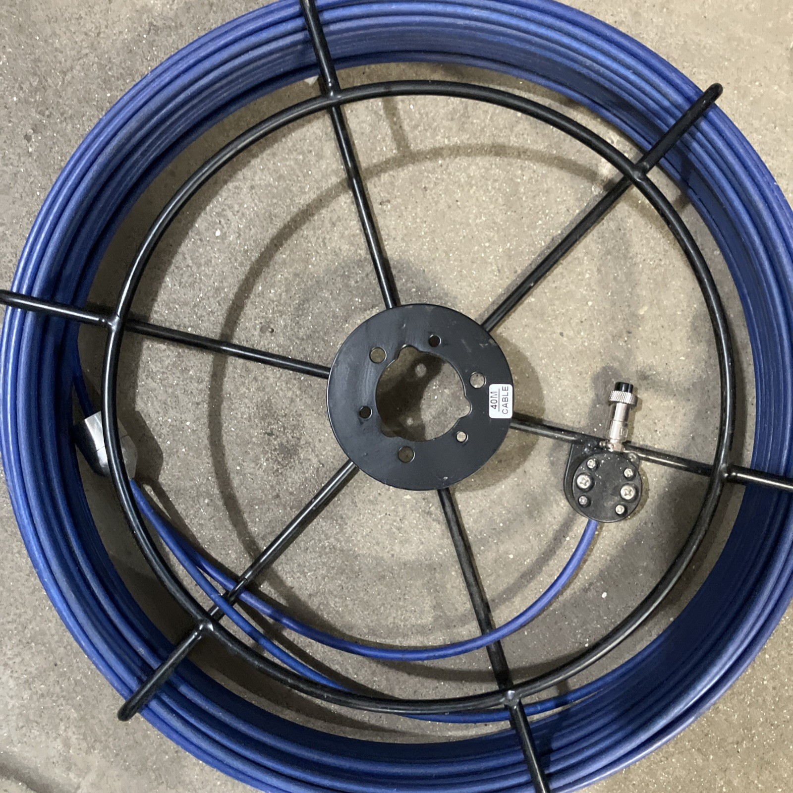 40m QYTECH Fiberglass Inspection Camera Reel System Sewer Camera Fiber optics