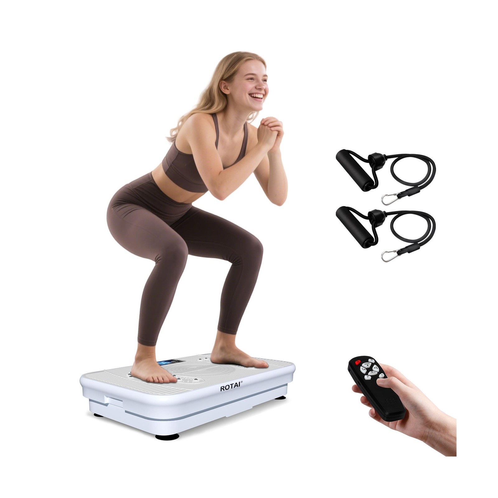Shake Plate Vibration Exercise Machine for Lymphatic Drainage Massager & Weig...