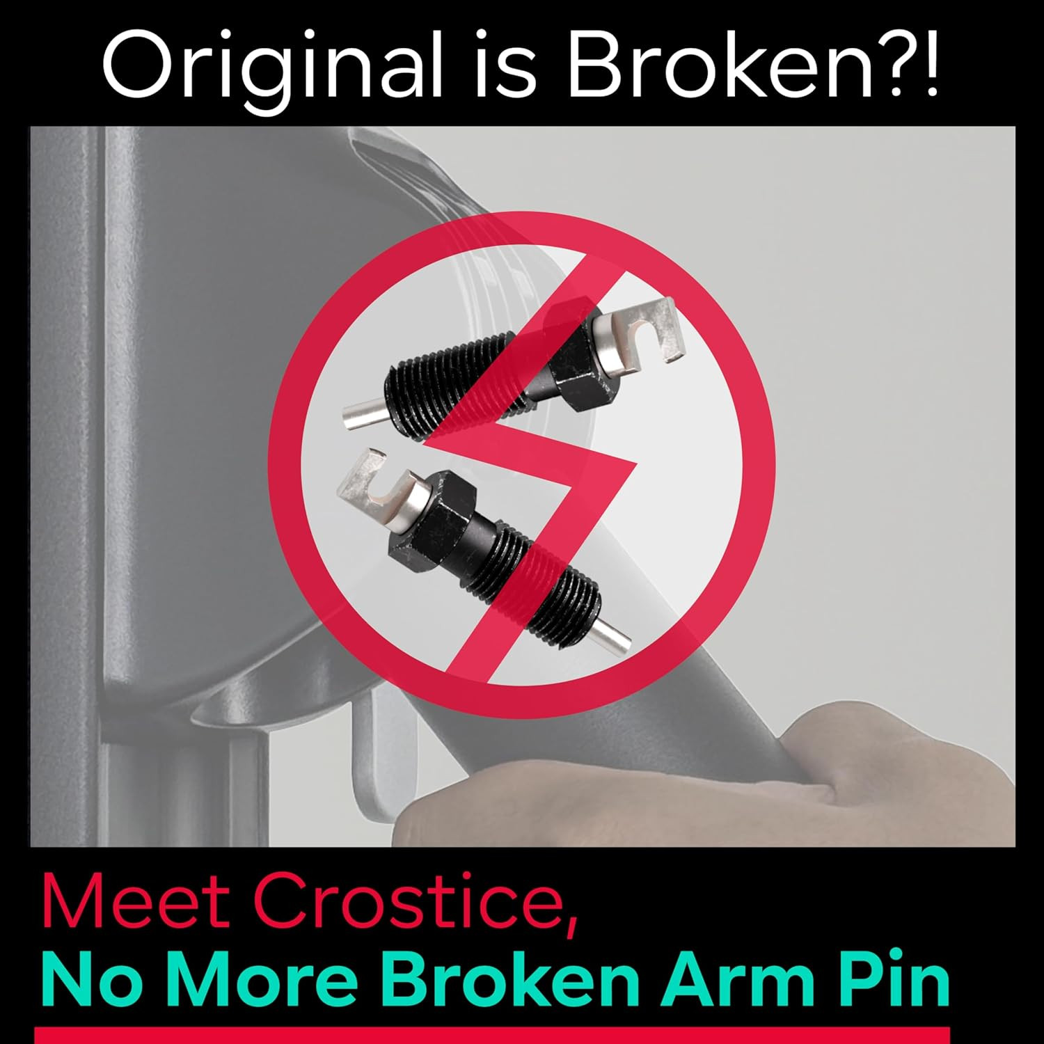 Upgraded Arm Plunger Pin Set for Tonal Home Gym - 2 Pack Replacement Kit
