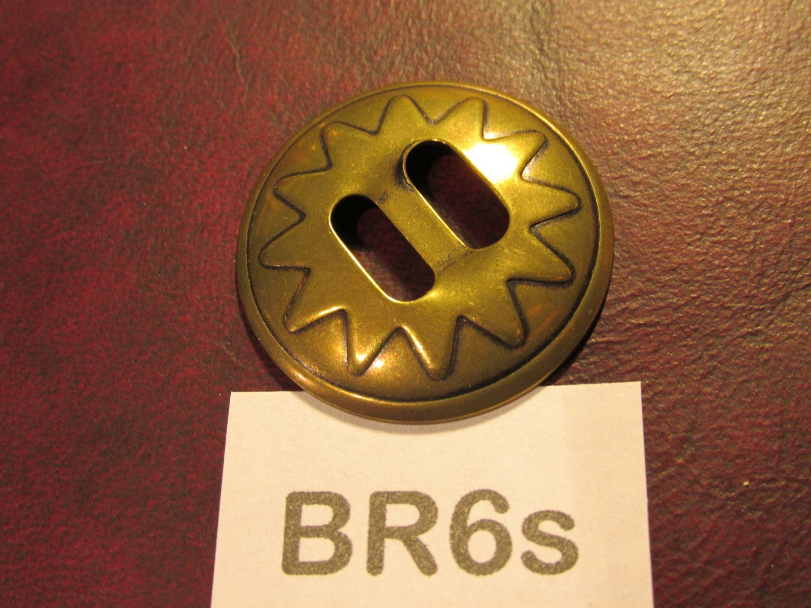 TRINITY CONCHOS ROUND BR6s Solid Brass VINTAGE High Quality USA Leather Crafts !