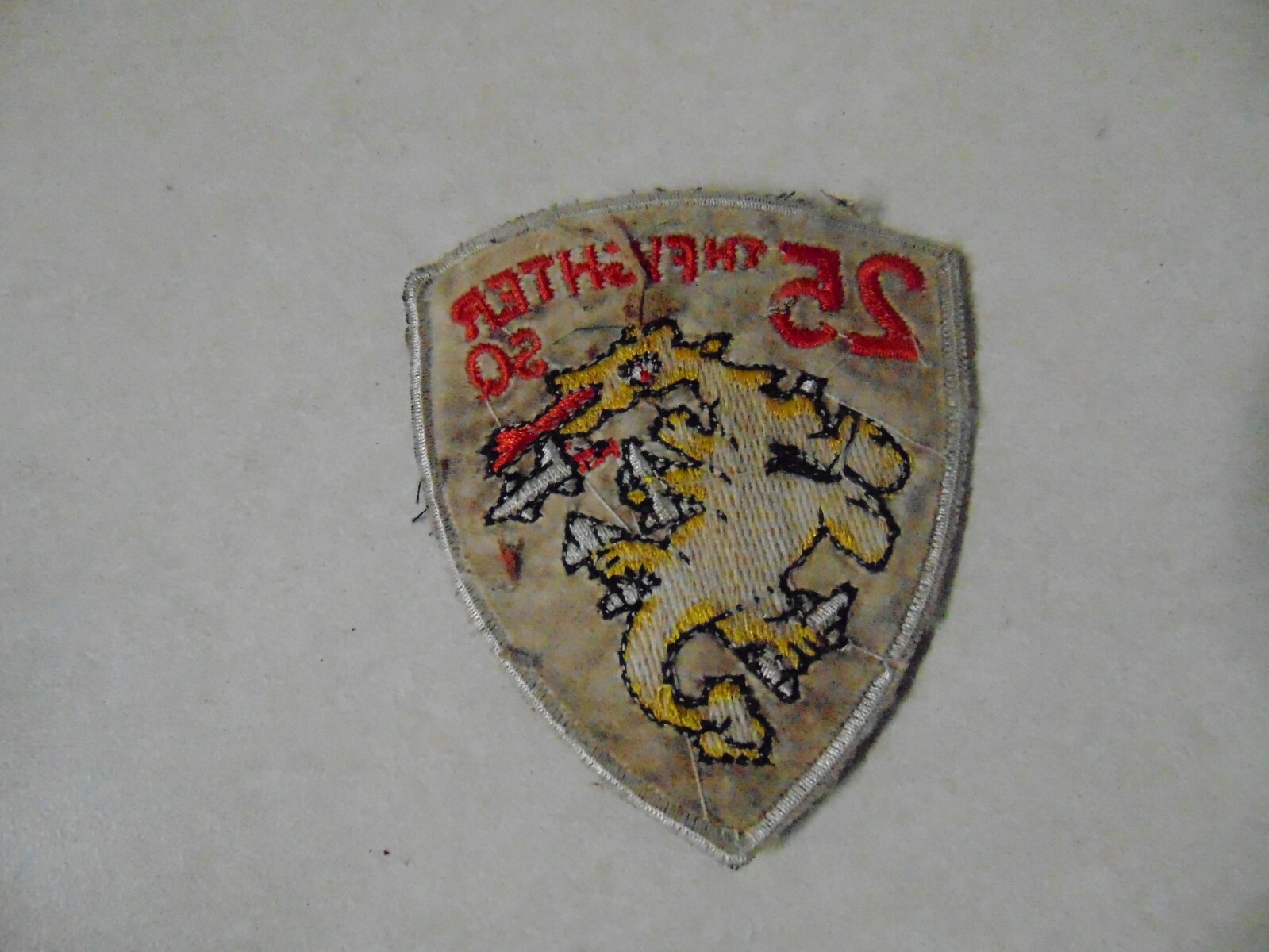 MILITARY PATCH OLD VIETNAM ERA 25TH FIGHTER SQUADRON