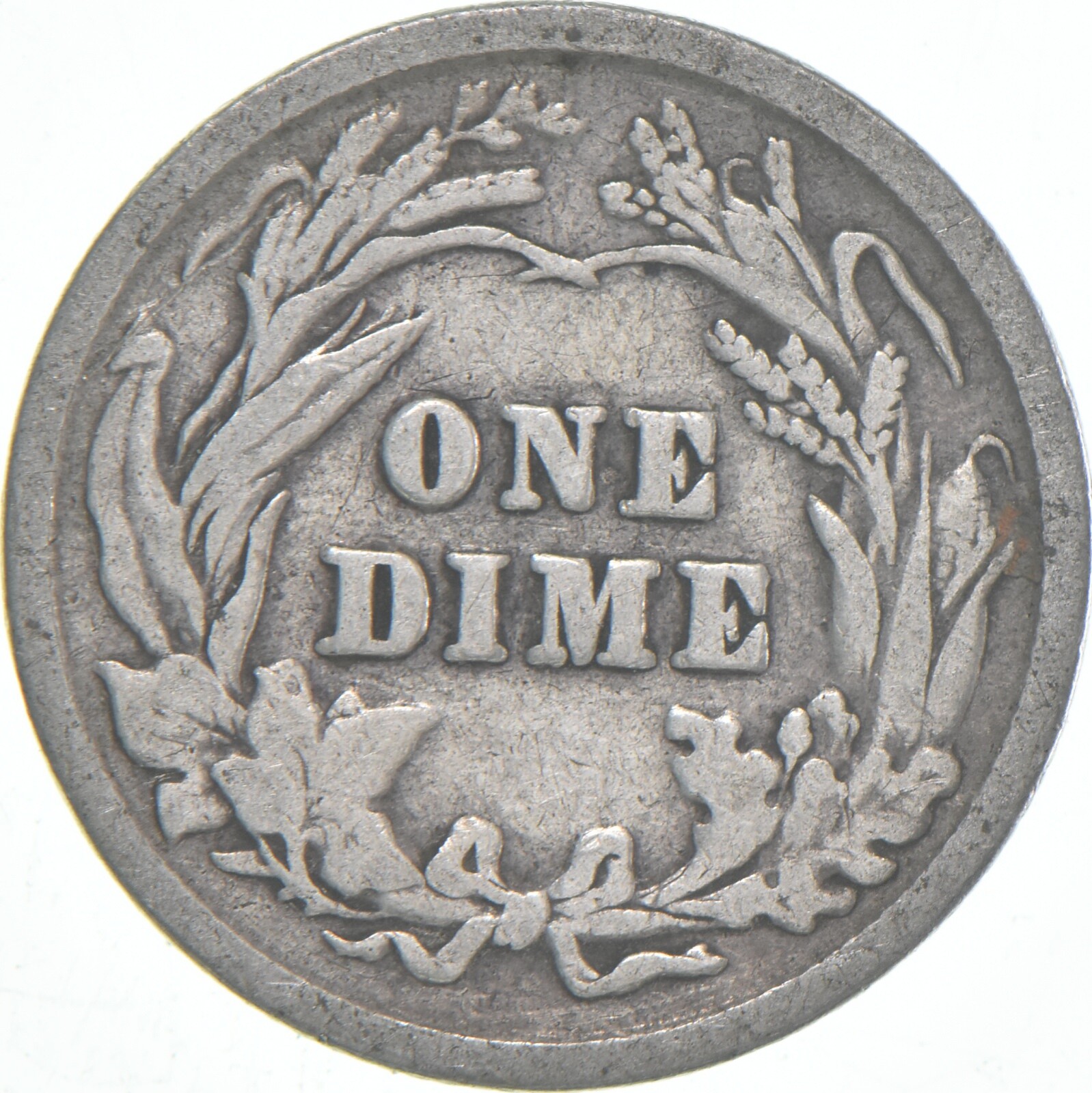 1900-P Barber Dime 90% Silver Average Circ