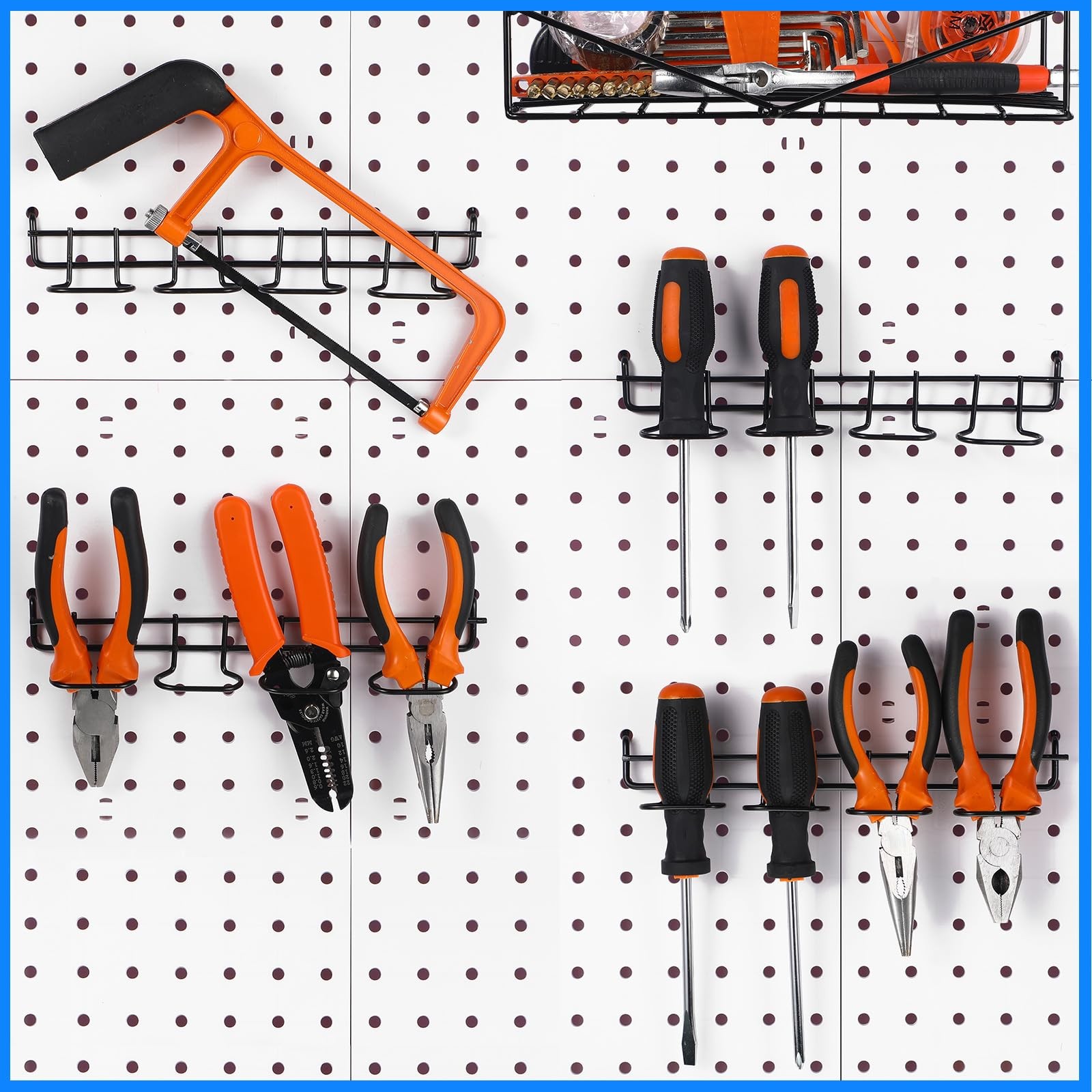 4 Pack Pegboard Screwdriver Holders Pegboard Utility Tool Pliers Hooks