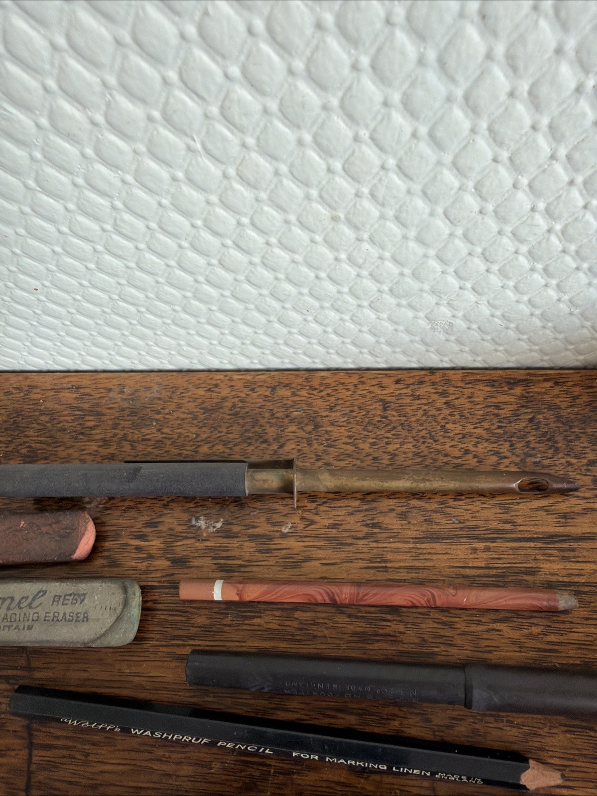 Antique Drawing Office Set Desk Set