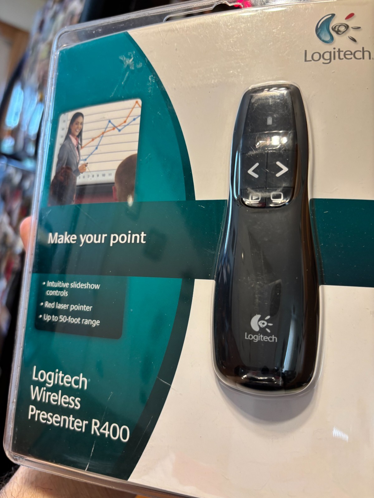 logitech wireless presenter r400