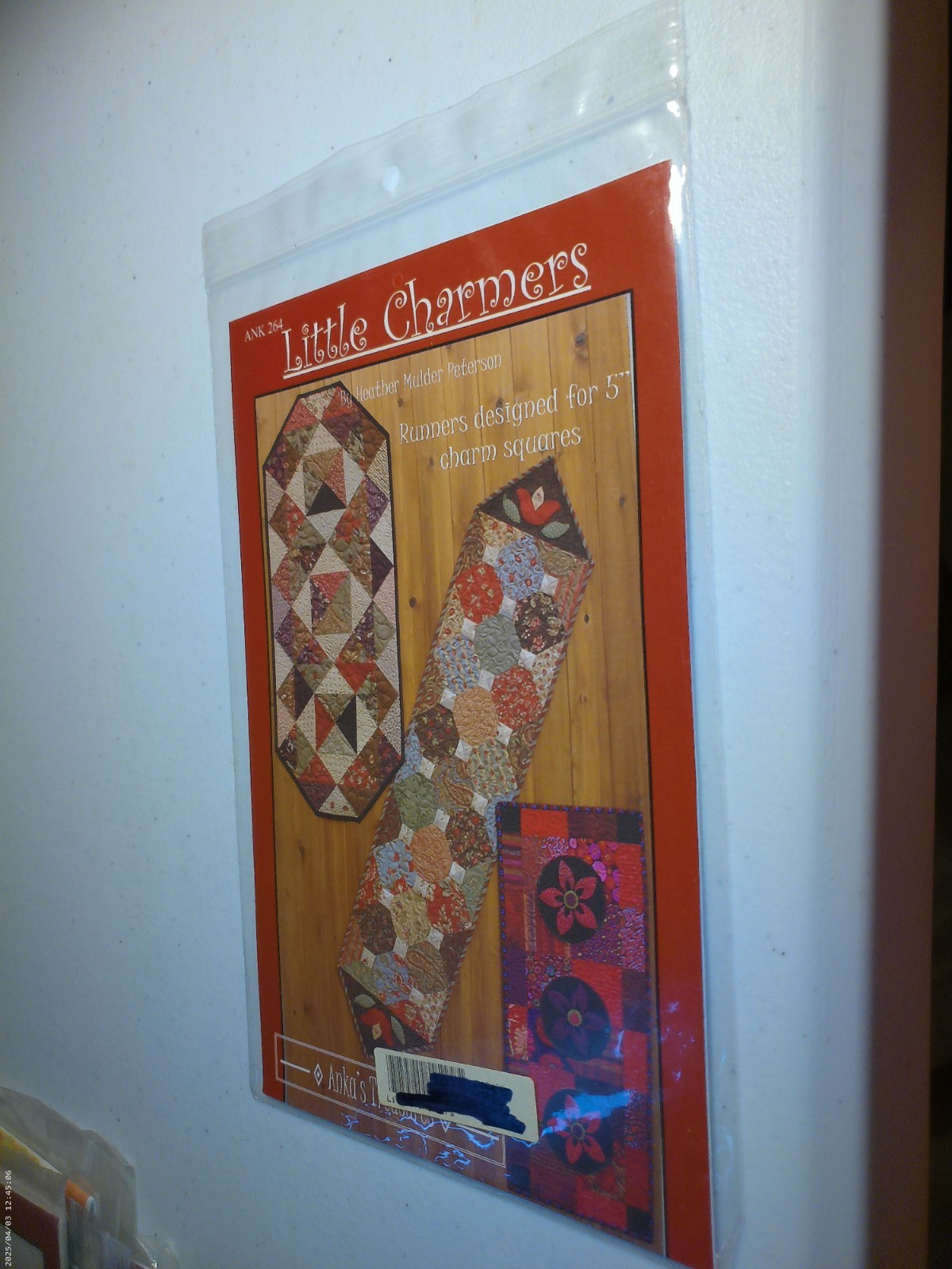Anka’s Treasures Little Charmers Quilt Pattern Runners 3 Designs 264