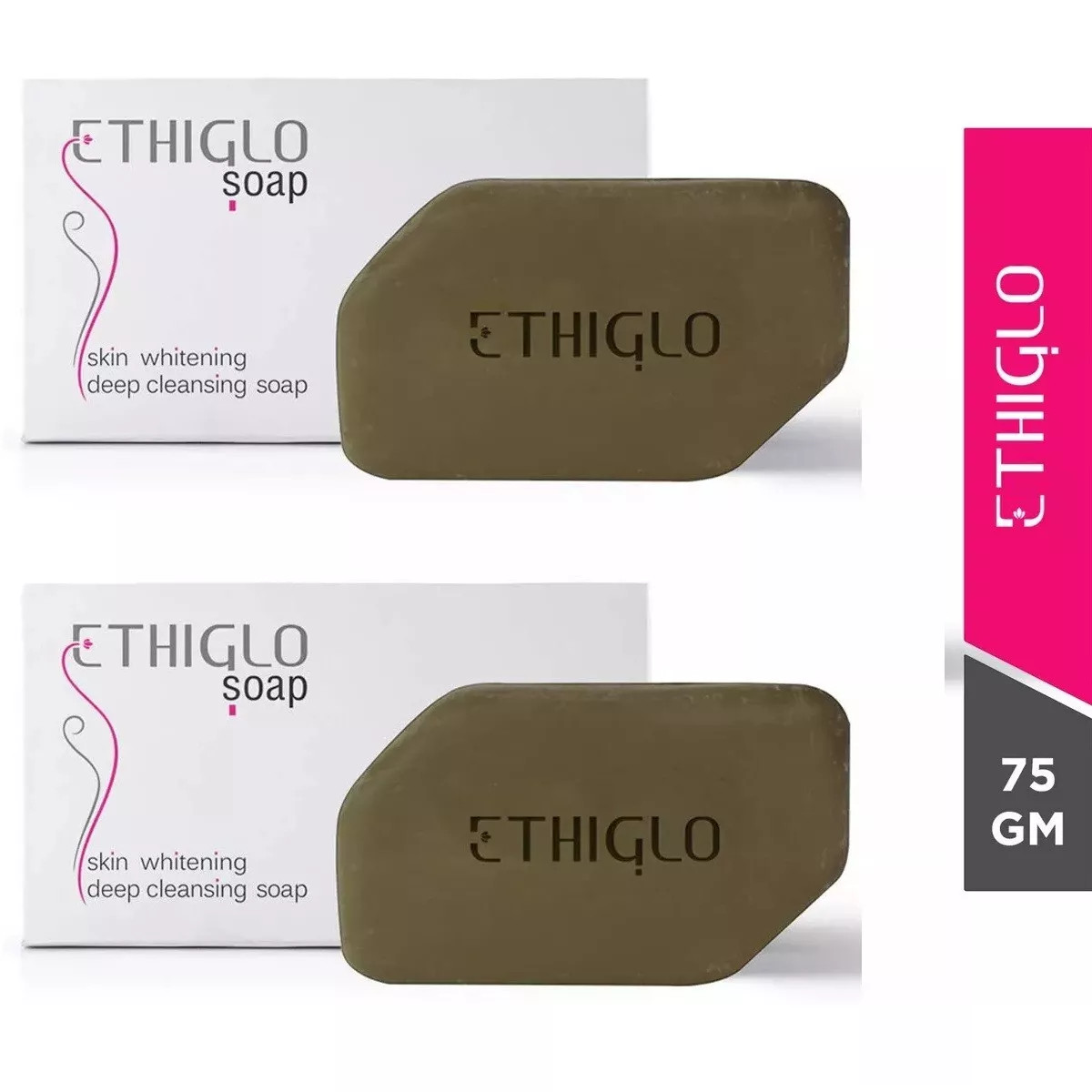 Ethiglo Skin Brightening Soap (Pack Of 2) Skin Deep Cleansing Saop