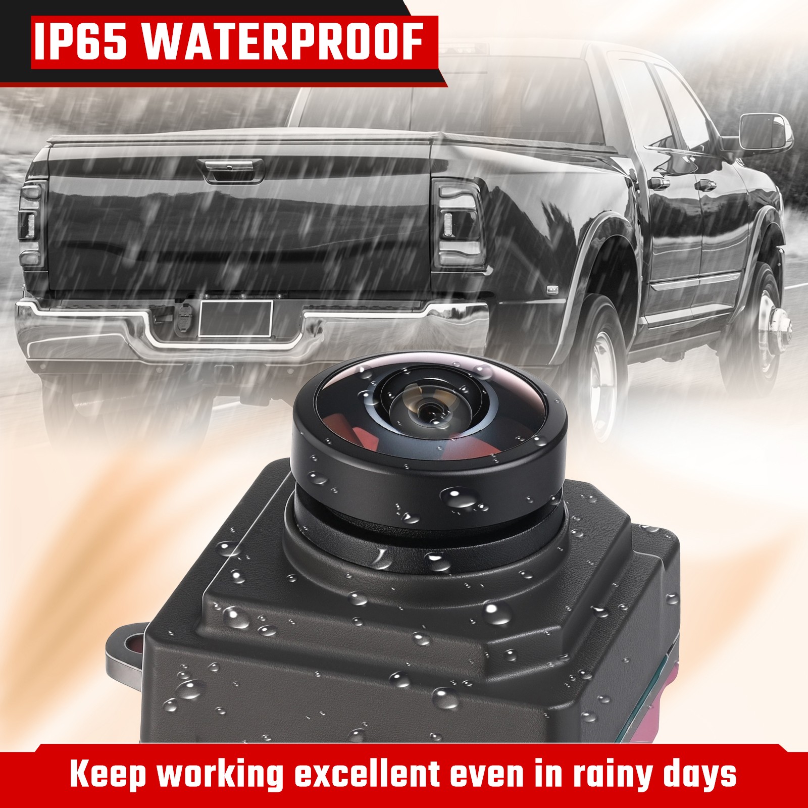 Rear View Camera Fit for Dodge for Ram 2500 3500 6.4L 6.7L 2019-2024 04672735AD