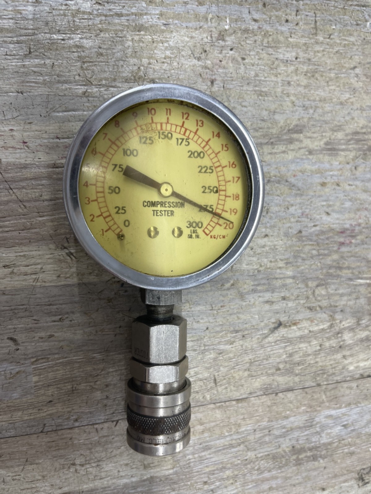 Vintage K-D TOOLS COMPRESSION TESTER W/ CASE