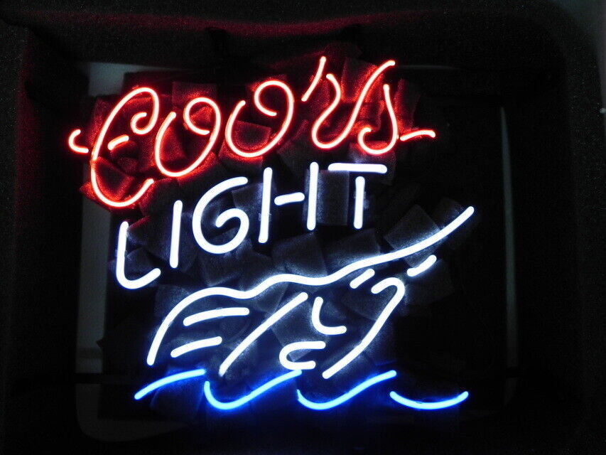 Swordfish   Light Beer 24"x20" Neon Sign Lamp Hanging Nightlight Man Cave