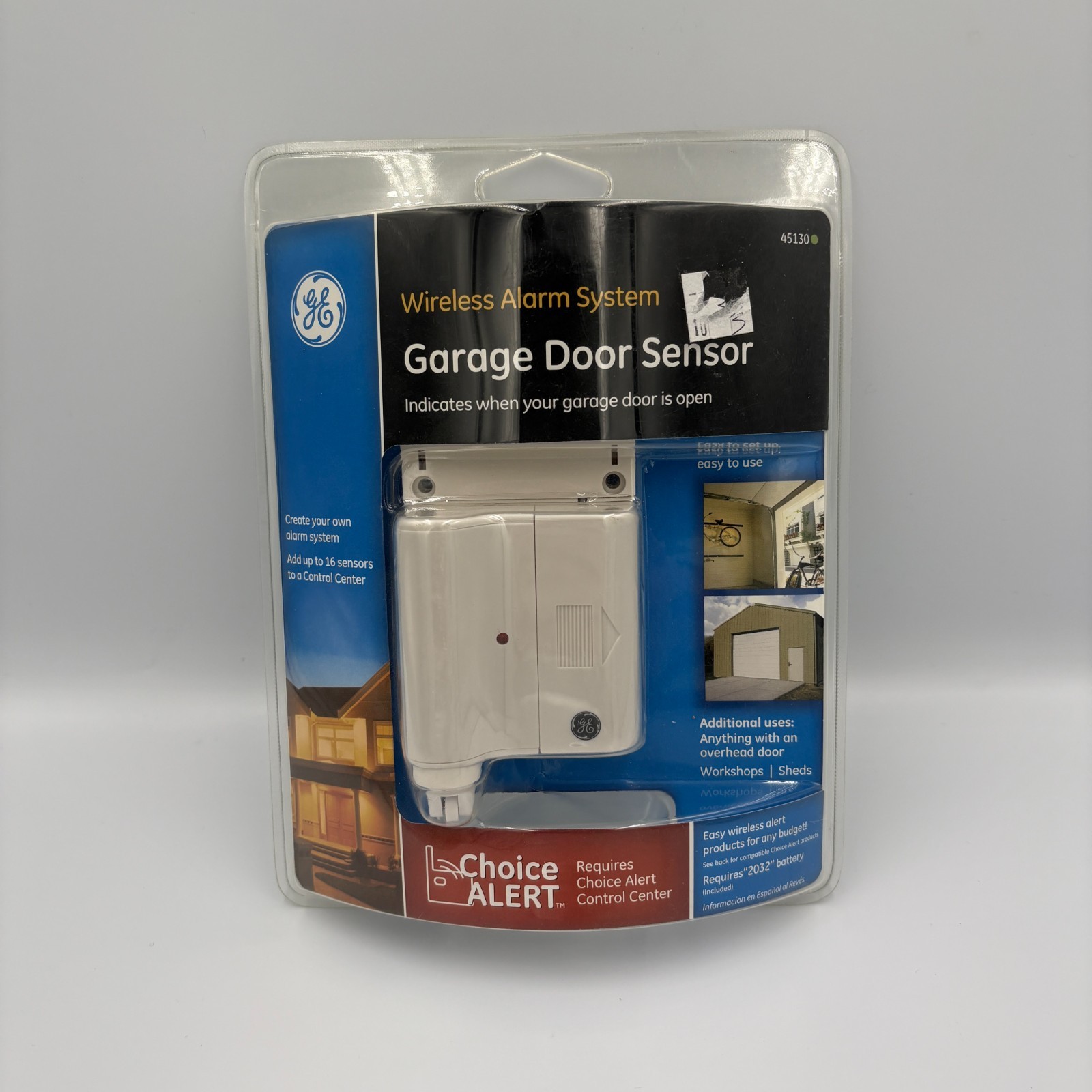Original Choice Alert GE Wireless Garage Door Sensor Retail Packaging