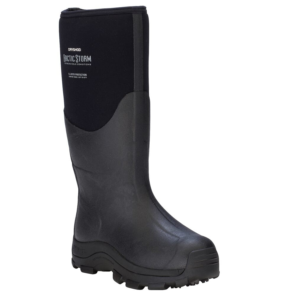 Dryshod Arctic Storm Hi Waterproof Outdoor Sport Boots, Black/Grey [ARSMHBKM]