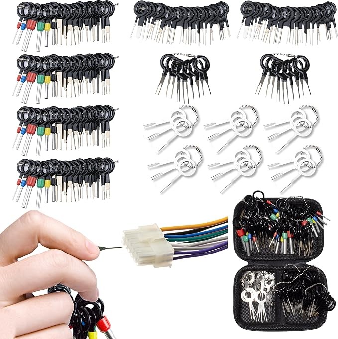 146pc Electrical Pin Removal Tool Kit Depinning Extractor