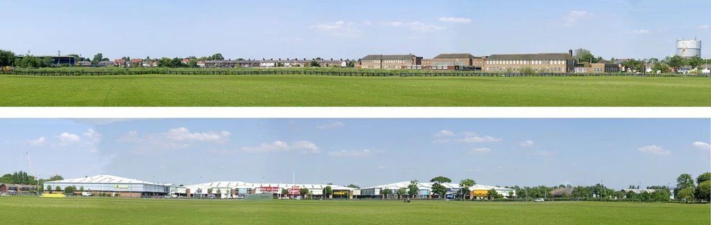Retail Park 2 x 5' x 9" premium N gauge ID Backscenes N205