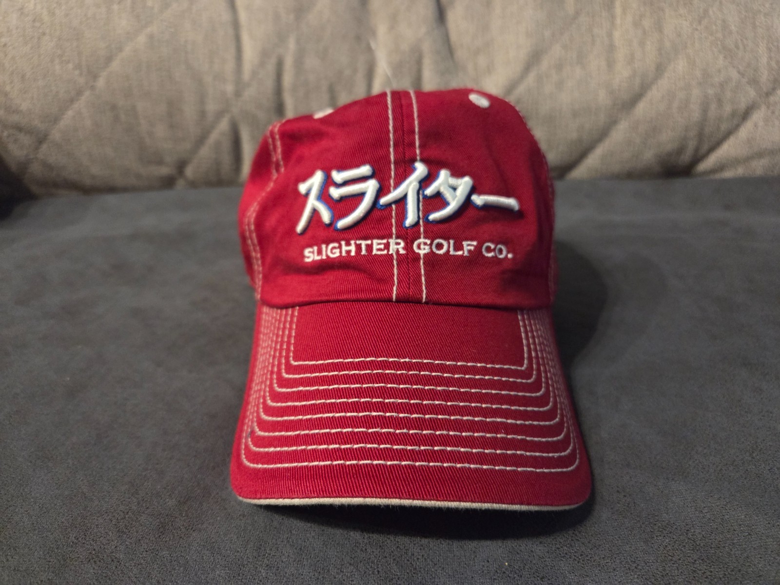 Slighter Golf Hat/Cap Red Adjustable ⛳ ⛳⛳