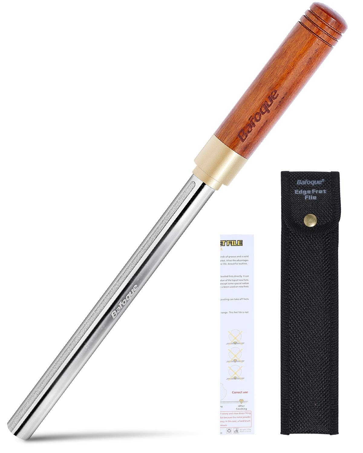 Baroque Fret Crowning Files Diamond, Guitar Diamond 3rd Generation (IMPROVED)